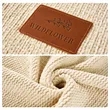 Chenille Knitted Throw Blanket | https://www.bestnamebadges.com