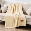 Chenille Knitted Throw Blanket | https://www.bestnamebadges.com