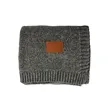 Chenille Knitted Throw Blanket | https://www.bestnamebadges.com
