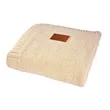 Chenille Knitted Throw Blanket | https://www.bestnamebadges.com