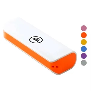 2600mAh White and Pastel Power Bank