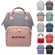 Large Capacity Baby Diaper Backpack W/ Insulated Pocket | https://www.bestnamebadges.com