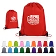 Custom Drawstring Bag with Reinforced Corners | https://www.bestnamebadges.com