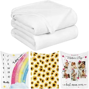 50" x 60" Custom Printed Fleece Throw Blanket