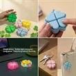 FourLeaf Clover Fidget Keychain with LED Light  | https://www.bestnamebadges.com
