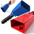 9 Inch Cow Bell with Handle Cheering Cowbells Sporting Event | https://www.bestnamebadges.com