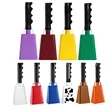 9 Inch Cow Bell with Handle Cheering Cowbells Sporting Event | https://www.bestnamebadges.com