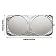 Car Windshield Sun Shade UV Heat Protection Portable | https://www.bestnamebadges.com