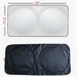 Car Windshield Sun Shade UV Heat Protection Portable | https://www.bestnamebadges.com