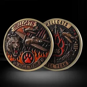 UV Printed 3D Challenge Coins 1.25"-3"
