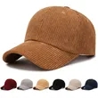Corduroy Baseball Cap | https://www.bestnamebadges.com