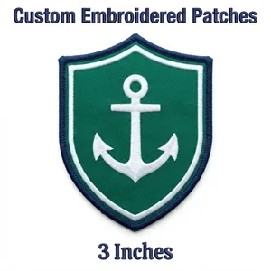 3 inches 100% Embroidered Patches - Iron on