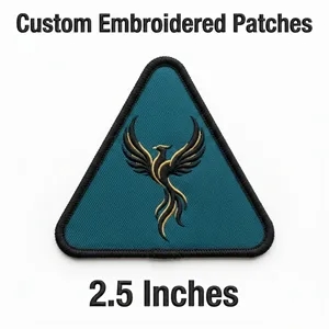 2.5 inches 100% Embroidered Patch - Sew on