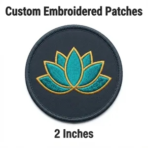 2 inches 100% Embroidered Patch - Sew on