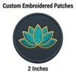 2 inches 100% Embroidered Patch - Sew on | https://www.bestnamebadges.com