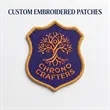 100% Custom Embroidered Patches - Iron on | https://www.bestnamebadges.com