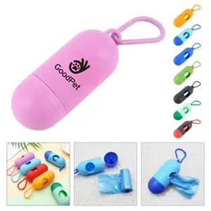 Portable Dog Poop Bag Holder W/ Hook