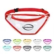 Stadium Approved Clear Fanny Pack W/ Zipper | https://www.bestnamebadges.com