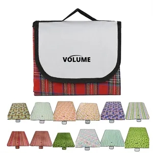 Foldable Outdoor Picnic Blanket Mat With Handle 59"x31.5"