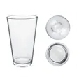 16oz Reusable Clear Pint Glasses Cup | https://www.bestnamebadges.com