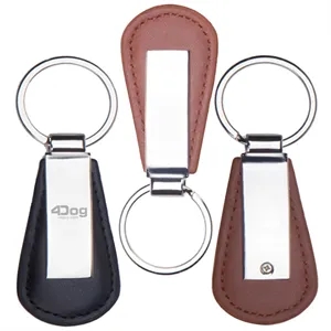 PU Drop Shaped Keychain