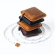 Mini Crazy Horse Leather Tape Measure | https://www.bestnamebadges.com