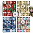 Painted Plastic Christmas Ornament Set | https://www.bestnamebadges.com