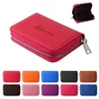 12 Slots PU Leather RFID Blocking Zipper Card Wallet | https://www.bestnamebadges.com