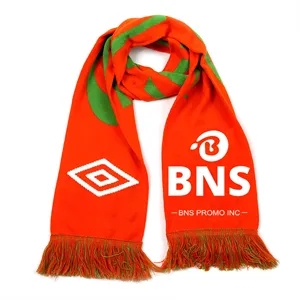 Winter Fashion Premium  Acrylic Knit Jacquard Stadium Scarf