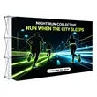 7.5'x15' Full Color Fabric Pop Up Straight Display Backdrop | https://www.bestnamebadges.com