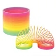 Rainbow Coil Spring | https://www.bestnamebadges.com