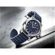 Blue Dial Genuine Rubber Strap Timepiece | https://www.bestnamebadges.com
