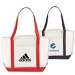 Nautical Cotton Canvas Tote | https://www.bestnamebadges.com
