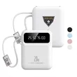 Compact 5000mAh High Quality Power bank W/ charging cable | https://www.bestnamebadges.com