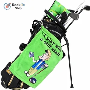 Rock'it 3-Day 12"x 20" Sublimated Microfiber Golf Towel