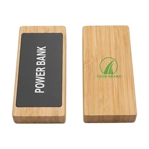 10000mAh wood power bank