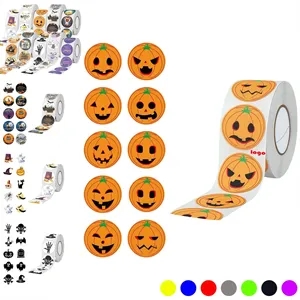 Custom Halloween Sticker Roll
