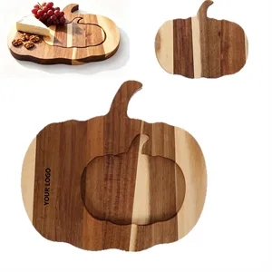 Halloween Pumpkin Shaped Wooden Board
