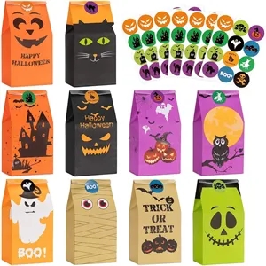 Halloween Kraft Candy Bag Set
