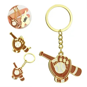 2025 Metal Baseball Keychain