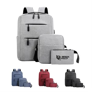3 Pcs Travel Backpack Bundle