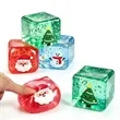 Christmas Holiday Slow Rising Squeeze Stress Cube | https://www.bestnamebadges.com