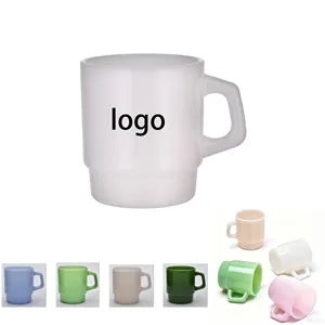 13oz Milky Glass Coffee Mug