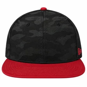 New Era Camo Flat Bill Snapback Cap
