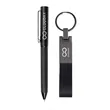 Blamont Twist Ballpoint Pen & Key Ring Gift Set | https://www.bestnamebadges.com
