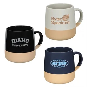 Artisan 15 oz Ceramic Mug w/ Clay Base