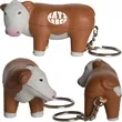 Cow Keyring Stress Reliever | https://www.bestnamebadges.com