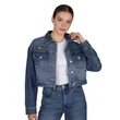 Women's Boxy Trucker Denim Jacket | https://www.bestnamebadges.com