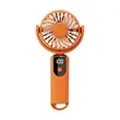 LED Display Hand Fan Usb Rechargable | https://www.bestnamebadges.com
