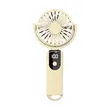 LED Display Hand Fan Usb Rechargable | https://www.bestnamebadges.com